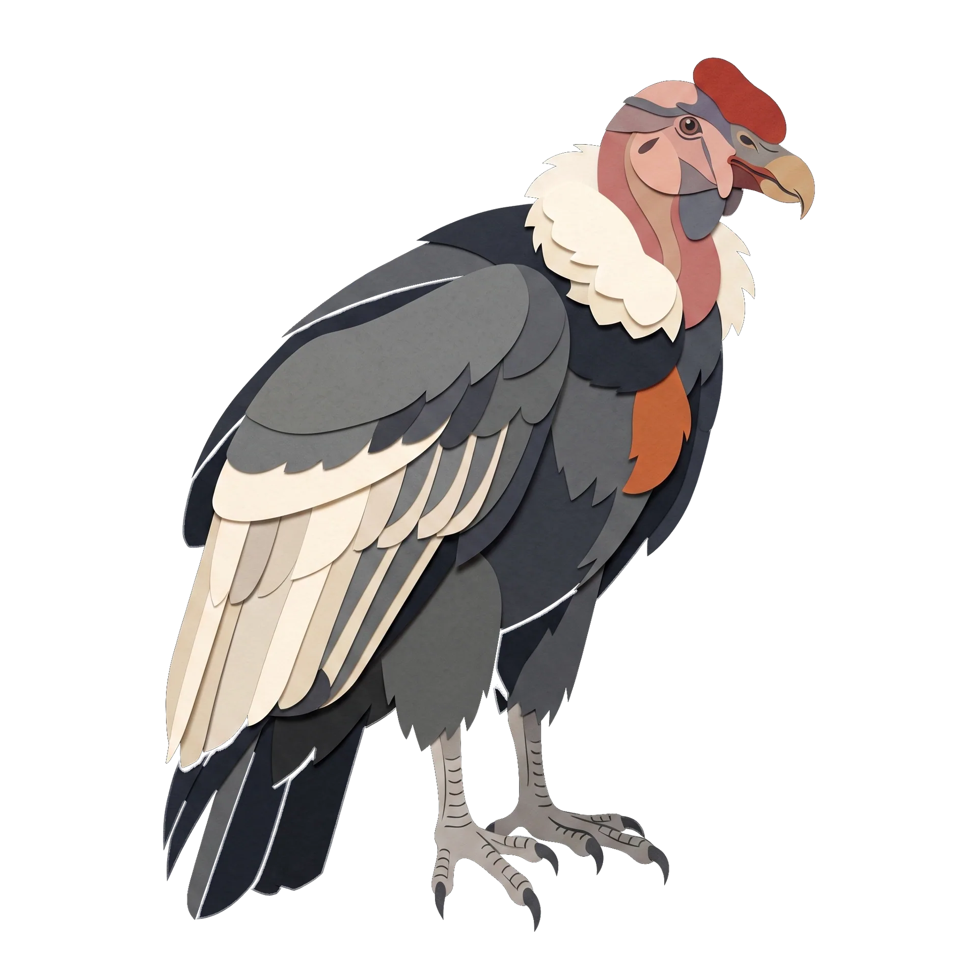 Illustration of a Andean Condor