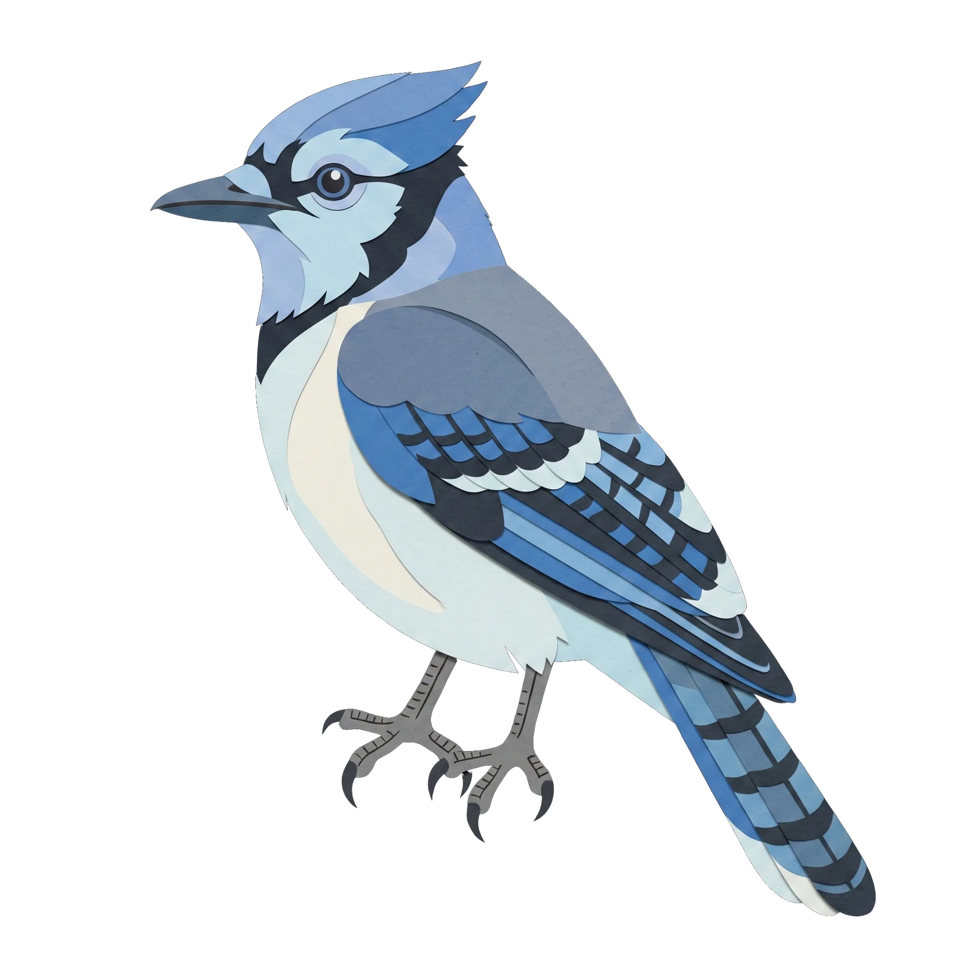 Illustration of a Blue Jay