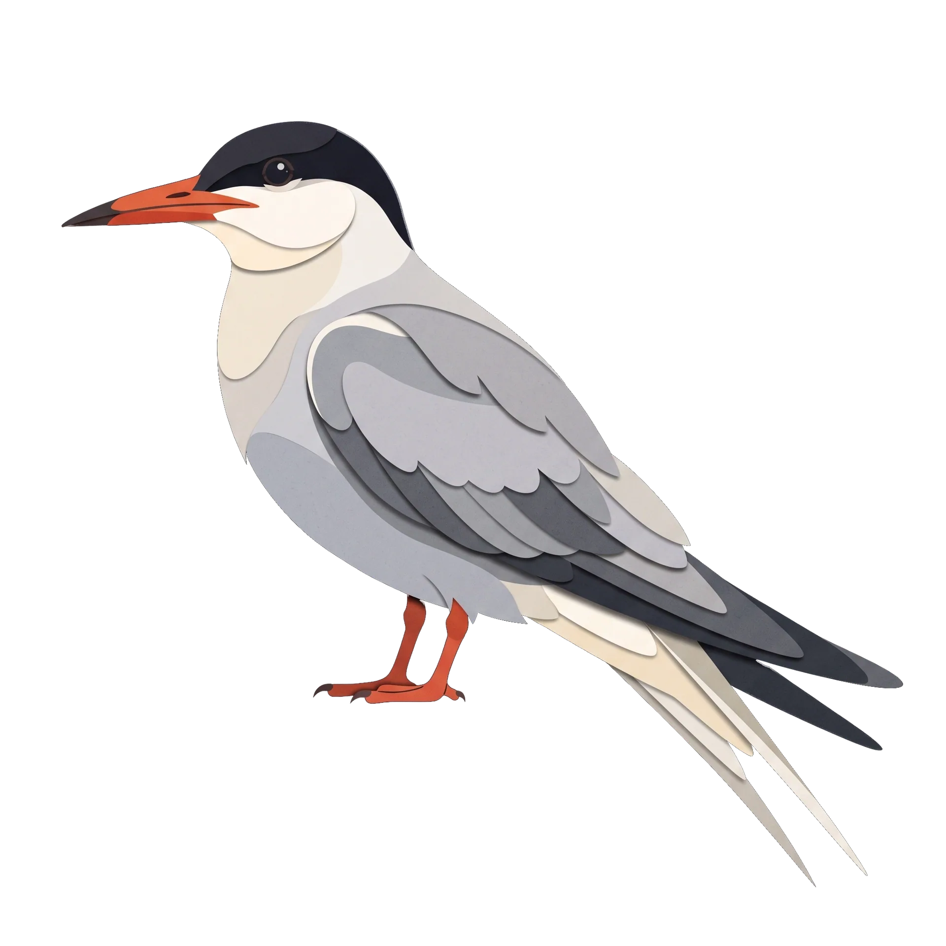 Illustration of a Common Tern