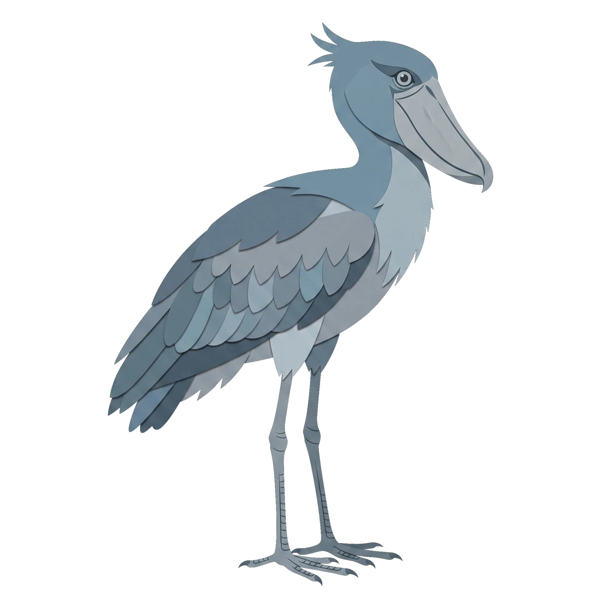 Illustration of a Shoebill